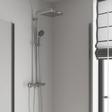 GROHE Colonne de douche 2 jets avec mitigeur thermostatique Vitalio Start System 250 Cube 26696000