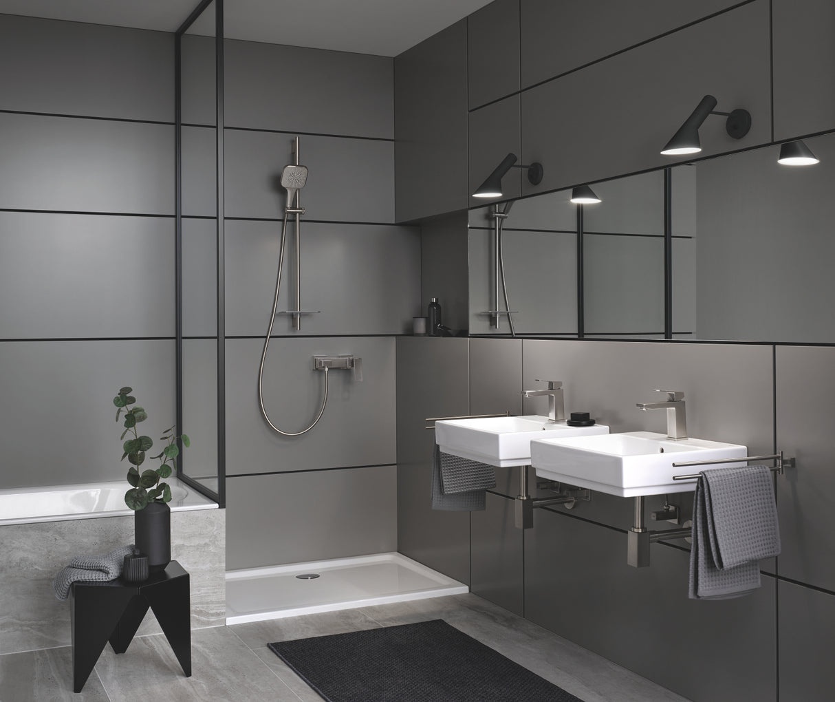 GROHE Receveur de douche acrylique 80 x 120 x 3cm blanc alpin