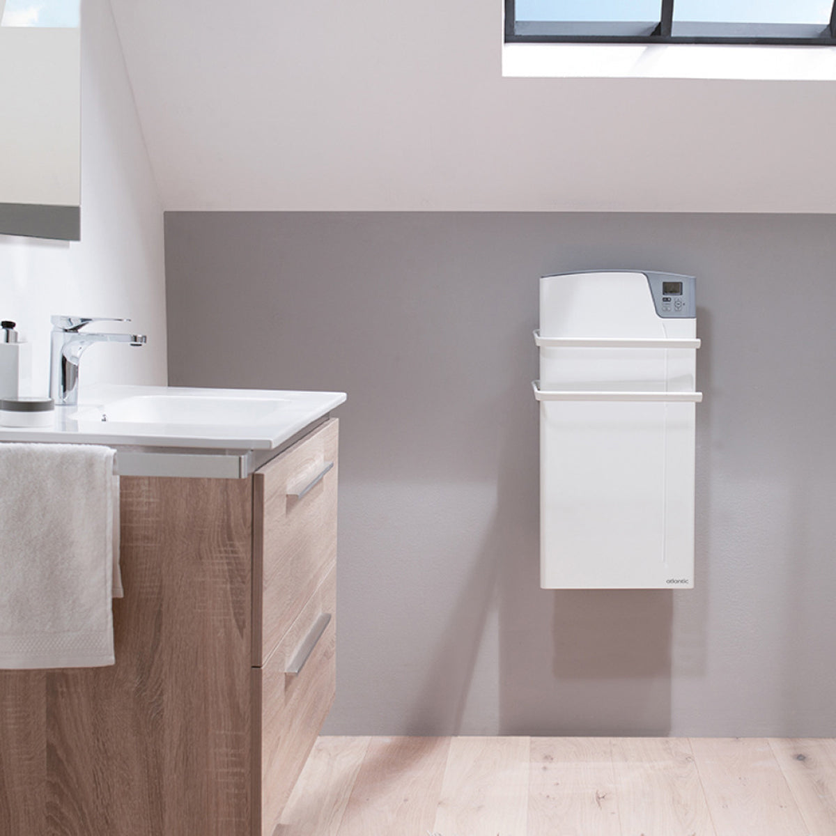 Sèche-serviette ALTANTIC électrique Soufflant Blanc KEA 1400W - Mister PRO