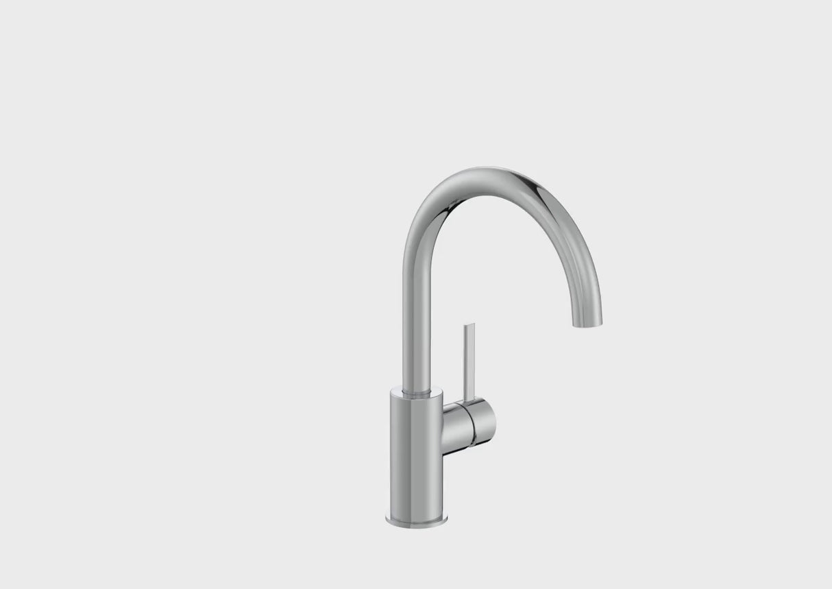 ROCA Mitigeur de lavabo taille L avec vidage clic-clac Ona