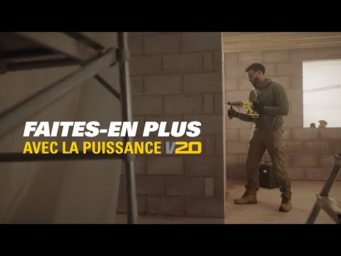 V20 Kit 4 Outils - Perceuse visseuse à percussion + Visseuse à impact + Scie circulaire + Meuleuse - 2 batteries 4Ah