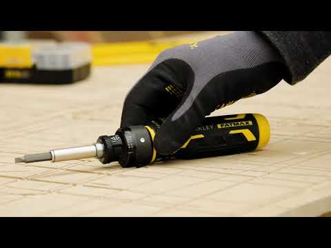 STANLEY FATMAX Tournevis à cliquet 360° 3 double embouts FMHT62692-0