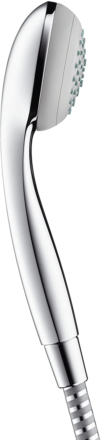 Douchette Grohe, pommeau de douche chromé, design moderne, couleur argentée
