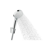 HANSGROHE Ensemble support mural et douchette 1 jet Crometta avec flexible de douche 160 cm 26567400