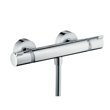 Mitigeur thermostatique de douche Hansgrohe chromé, robinet salle de bain mural moderne