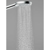 HANSGROHE Ensemble support mural et douchette 120 3 jets PowderRain Raindance Select S avec flexible de douche 160 cm 27668000