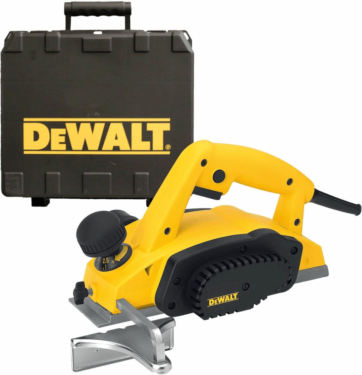 Rabot 600W  2,5mm - coffret DEWALT DW680K-QS