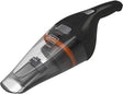 Aspirateur à main Black+Decker, appareil électroménager noir et transparent