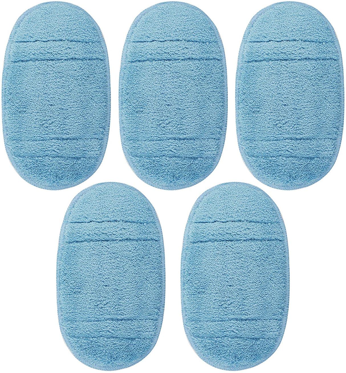 Gants de nettoyage Vileda, lavables, couleur bleu, lot de cinq pièces.