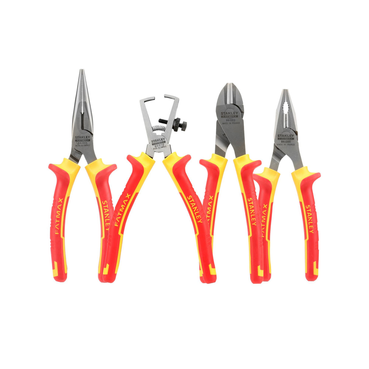 STANLEY Coffret de 4 pinces isolées 1000V 4-84-489