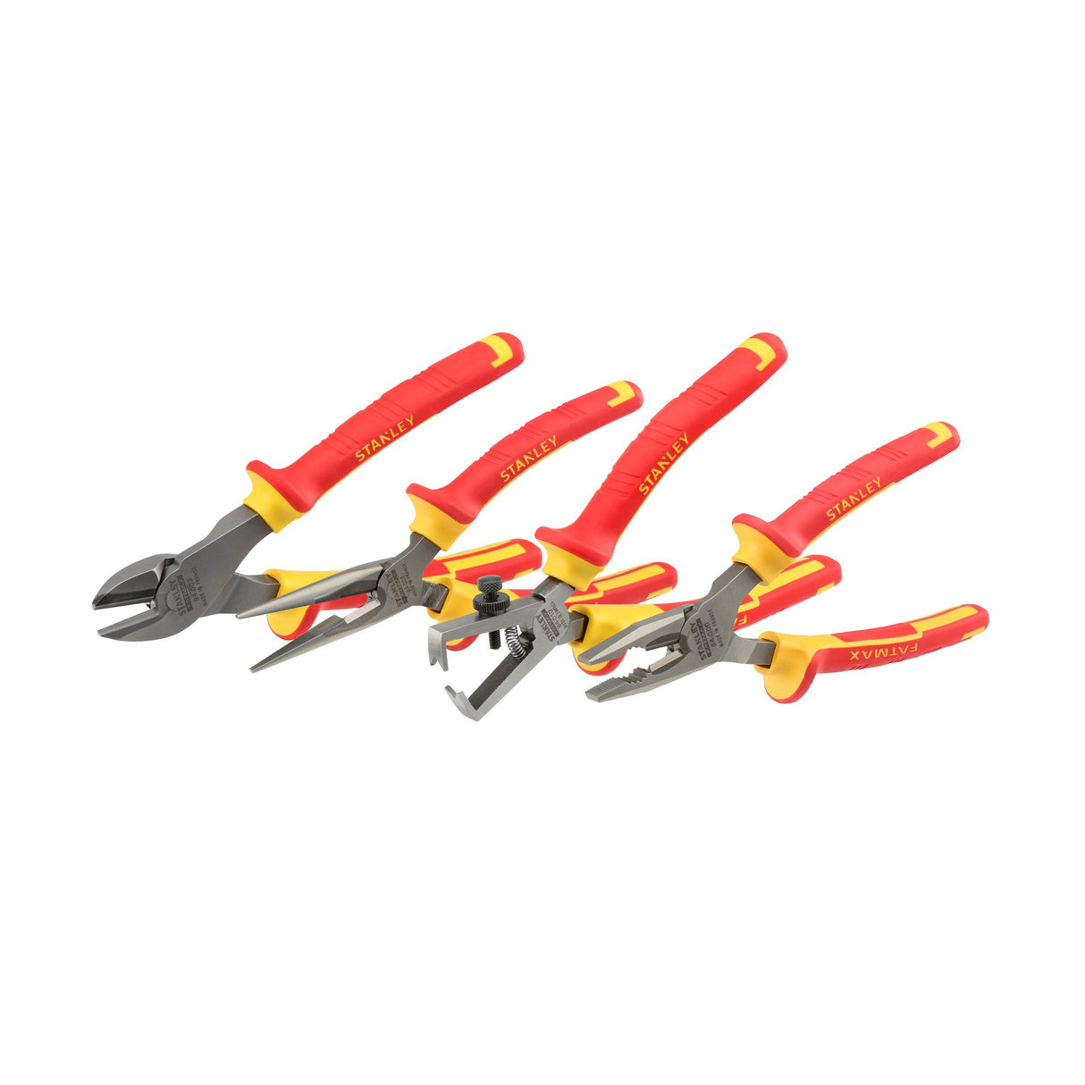 STANLEY Coffret de 4 pinces isolées 1000V 4-84-489