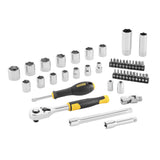 STANLEY Coffret de douilles 3/8" 45 pièces STMT82829-1