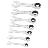 STANLEY FATMAX Jeu de 7 clés mixtes courtes à cliquet FMMT82900-0