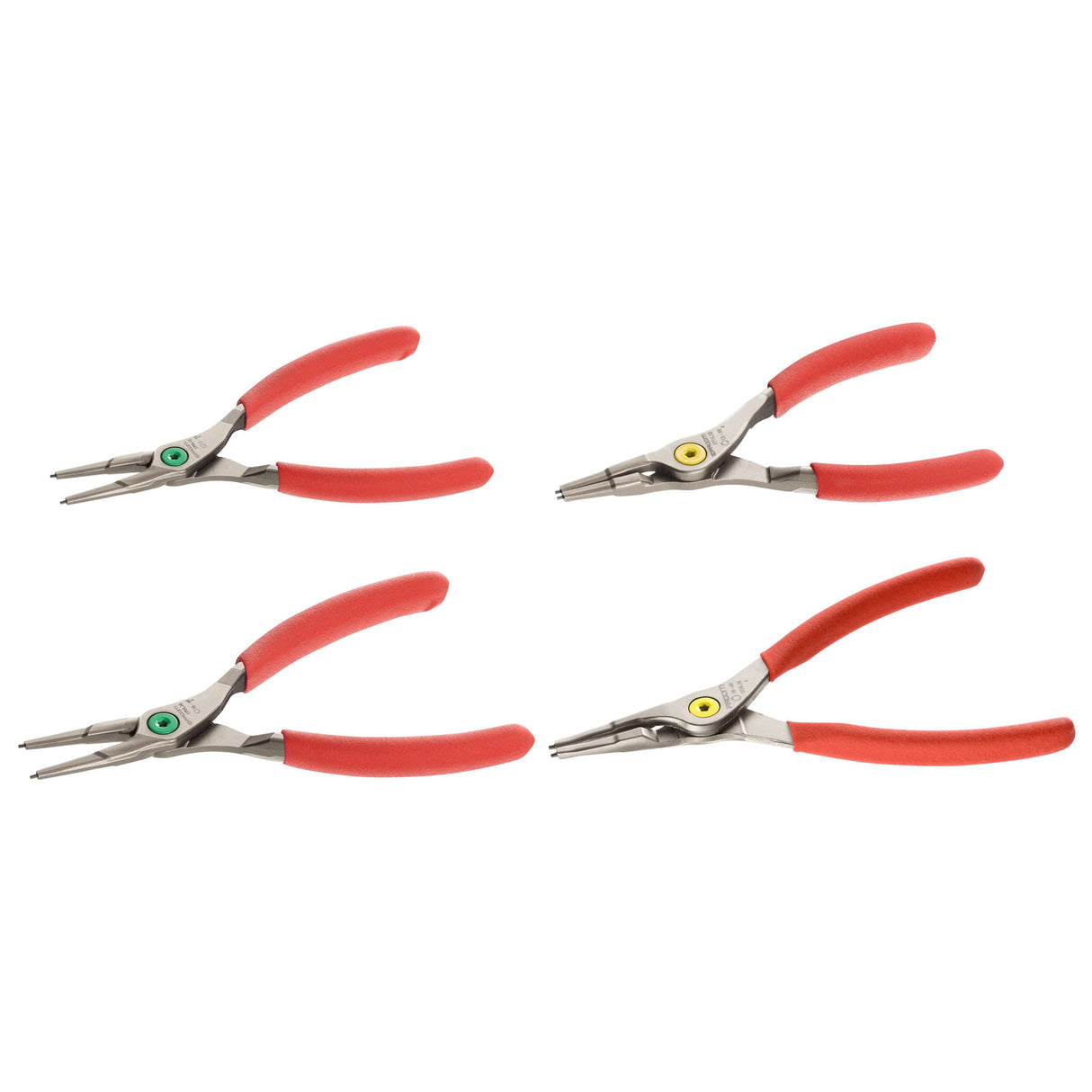 FACOM Jeu de 4 pinces pour Circlips becs droits 10à60mm PCSNJ4PB