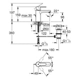 GROHE Mitigeur de lavabo taille M Get 23454000