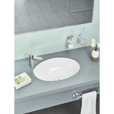 Mitigeur lavabo Grohe chromé, robinet de salle de bain couleur argent, design moderne