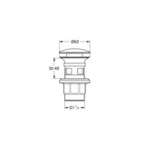 GROHE Bonde push-open 40824000