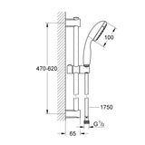 GROHE Set de douche 2 jets Vitalio Start 100 27949000