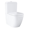 WC Grohe, cuvette de toilette blanche, design moderne, produit sanitaire, couleur blanche