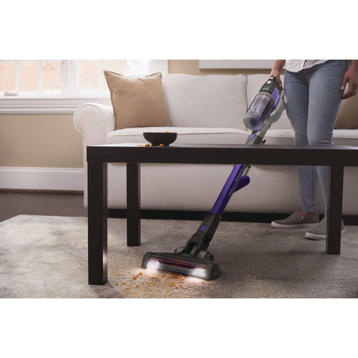 BLACK+DECKER Aspirateur balai Powerseries sans fil 36V BHFEV362DP-QW