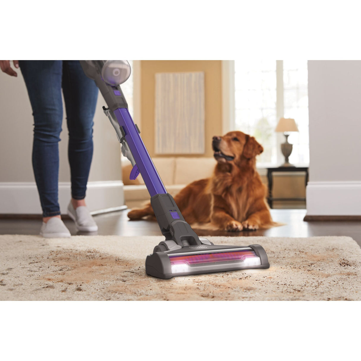 BLACK+DECKER Aspirateur balai Powerseries sans fil 36V BHFEV362DP-QW