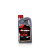 Huile moteur grise KENNOL Challenge 5W-40 4T, bidon 1L, bouchon rouge.