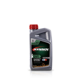 Bouteille grise d'huile KENNOL CVT pour boîte automatique, bouchon rouge.