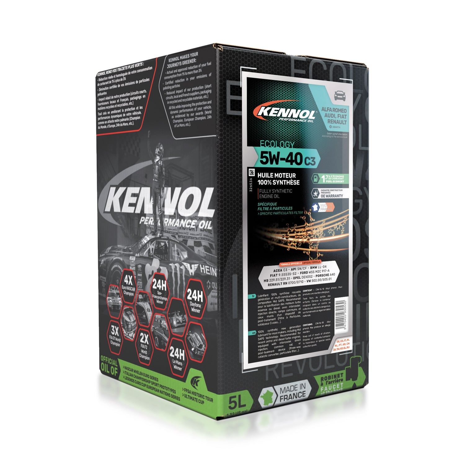 KENNOL Huile moteur ECOLOGY 5W-40 C3