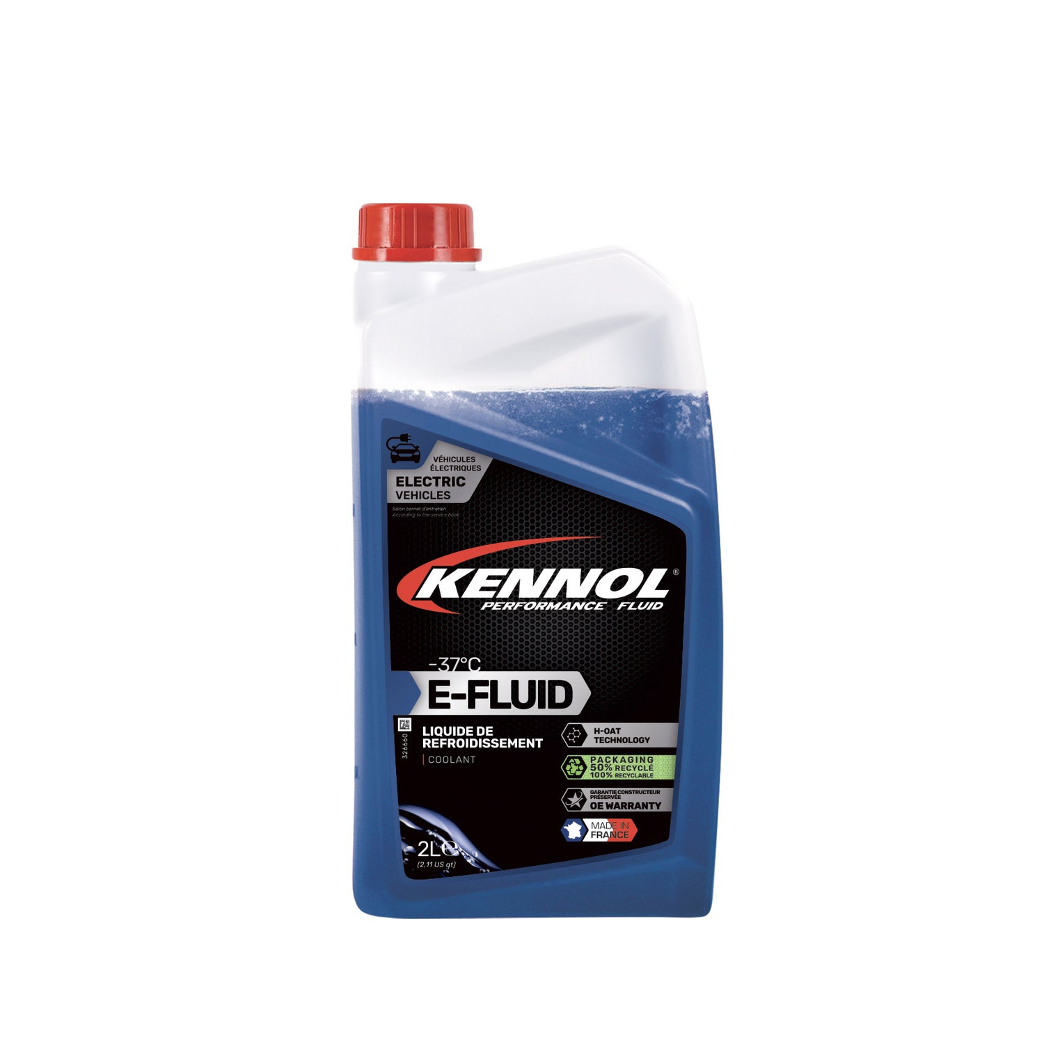 KENNOL Liquide de refroidissement véhicules hybrides E-FLUID -37°C