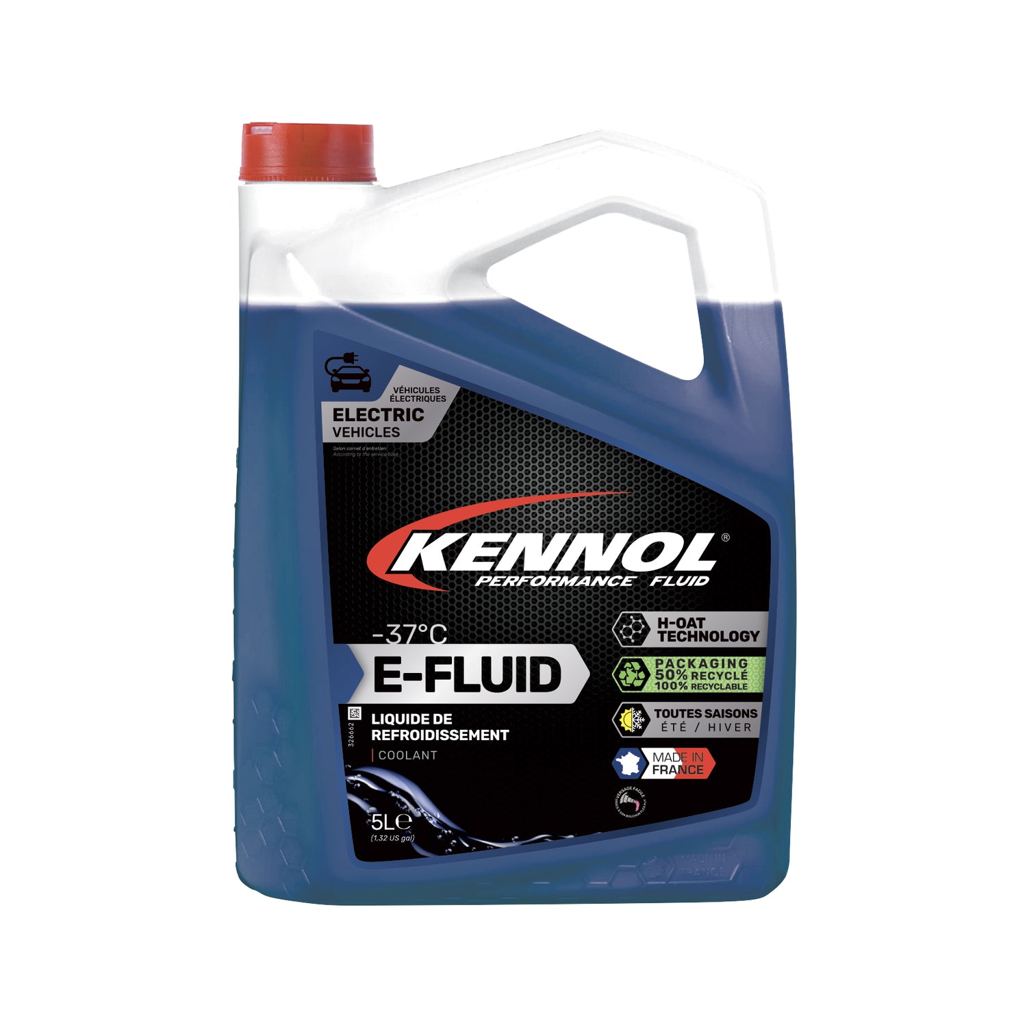 KENNOL Liquide de refroidissement véhicules hybrides E-FLUID -37°C