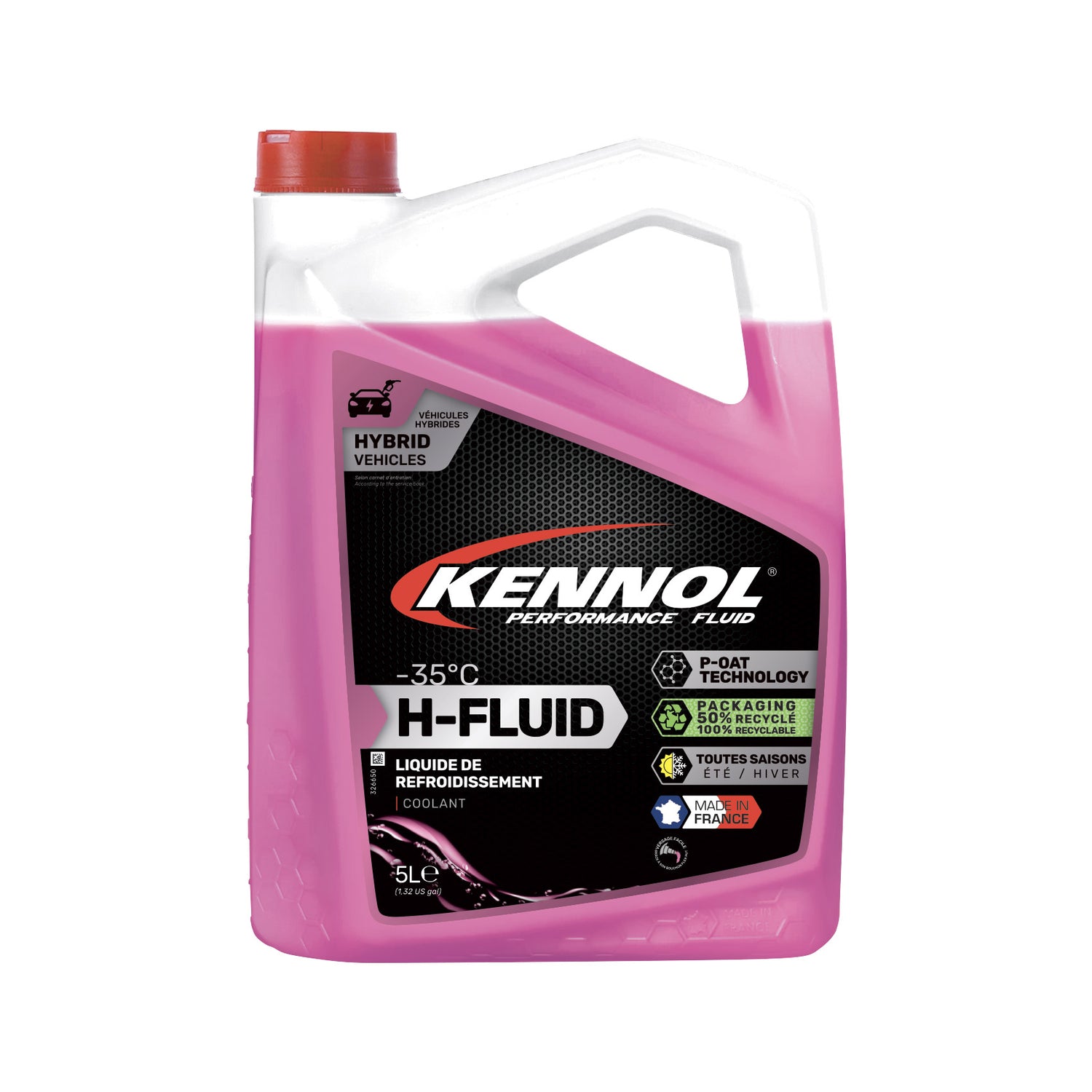 KENNOL Liquide de refroidissement véhicules hybrides H-FLUID -35°C