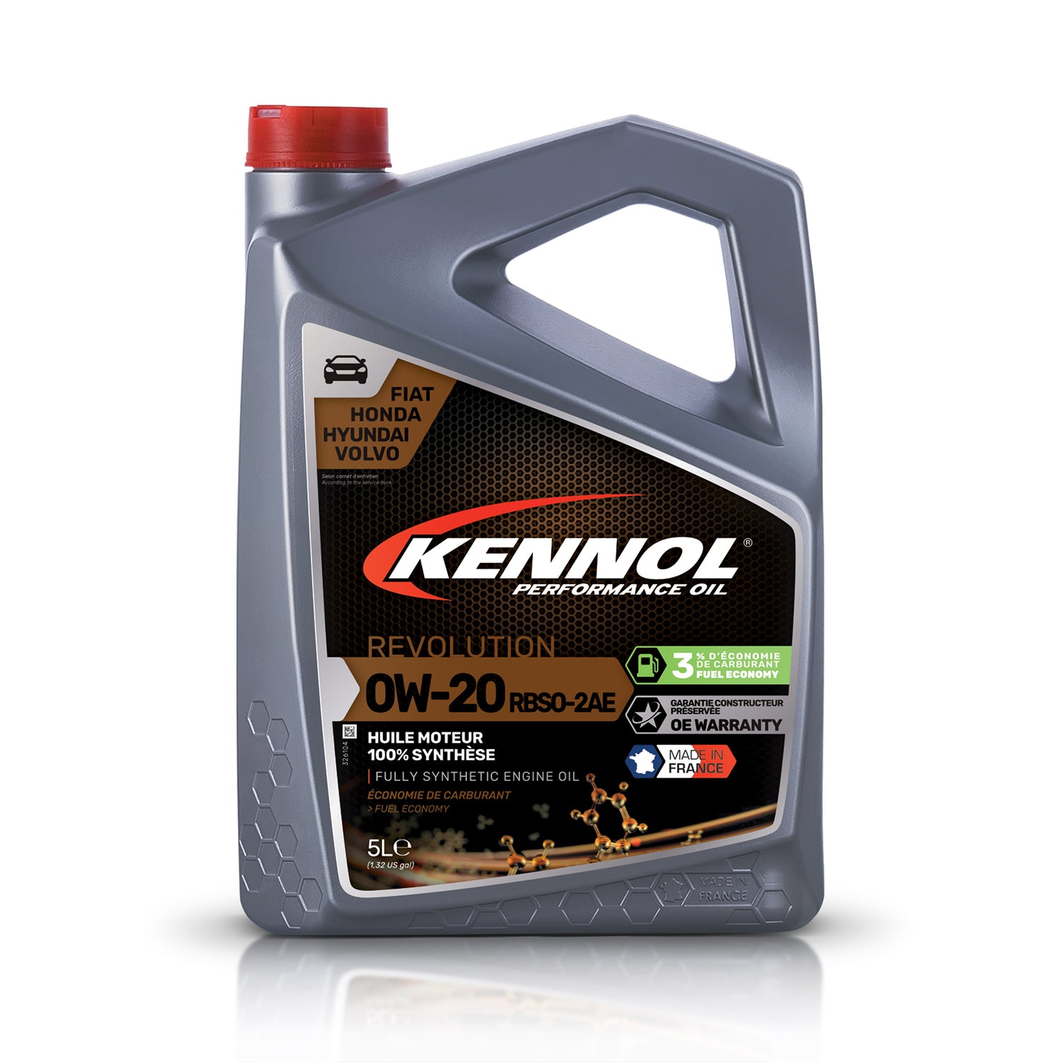 KENNOL Huile moteur REVOLUTION 0W-20 RBSO-2AE