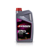 Huile moteur grise Kennol Ultima 15W-50, bidon de 2L, bouchon rouge.
